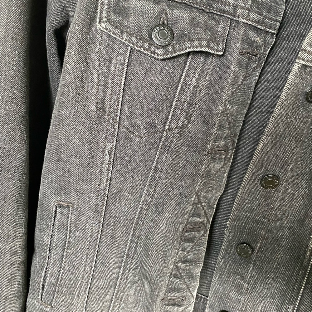 Black Stretch Jean Jacket